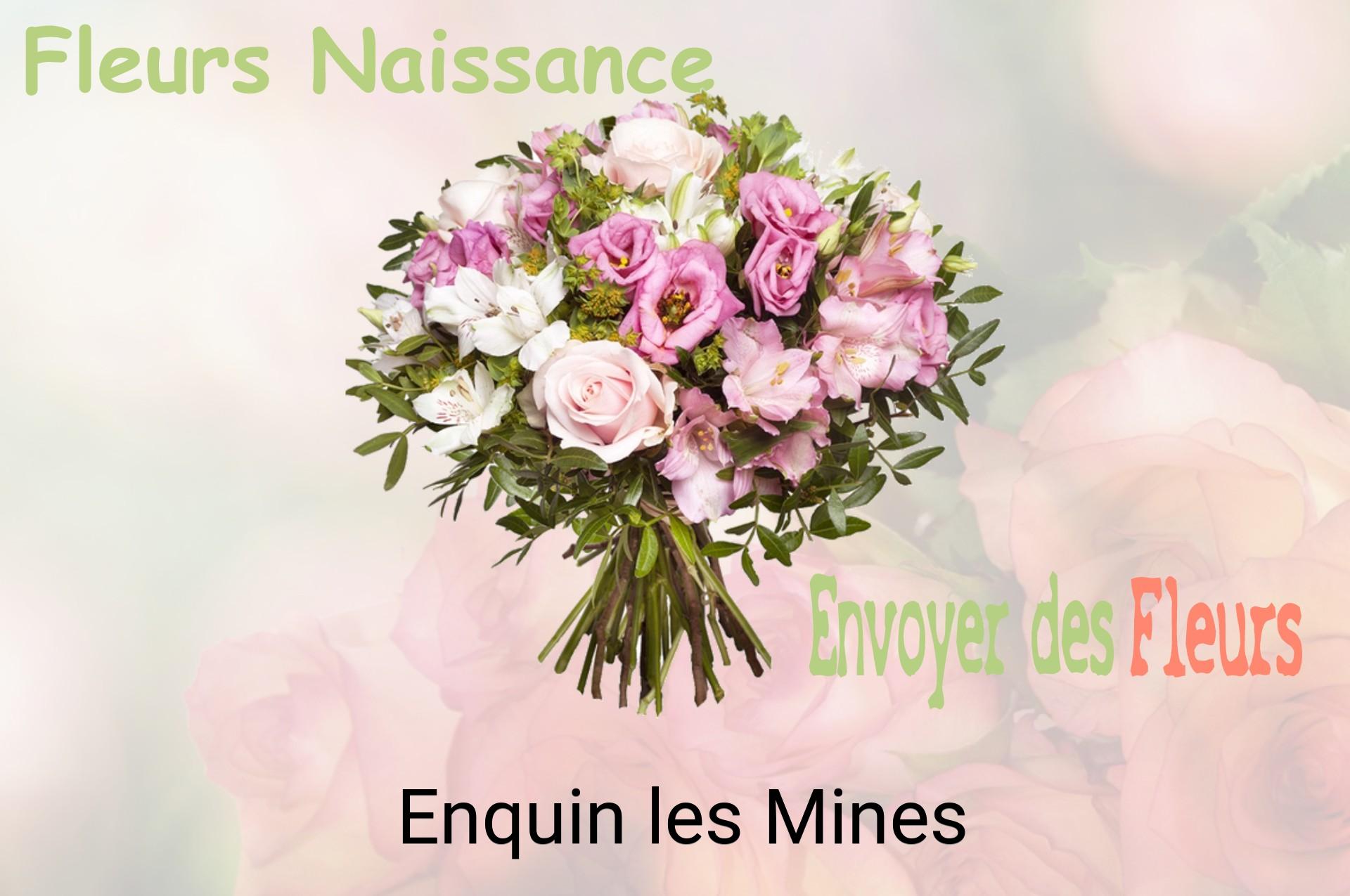 Bouquet de fleurs de naissance livré à Enquin-les-Mines